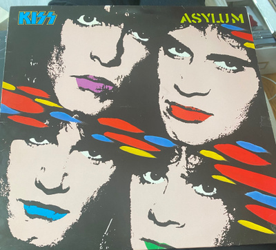 KISS: Asylum 1985 LP Suomi-painos
