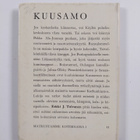 Erkki J. Tolvanen : Kuusamo - pikkukuva 2