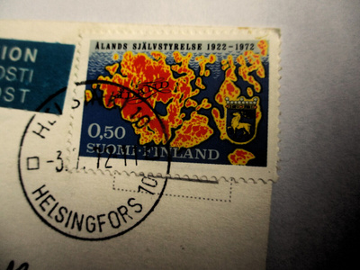 1972 Hki lentopostikortti Algeriaan