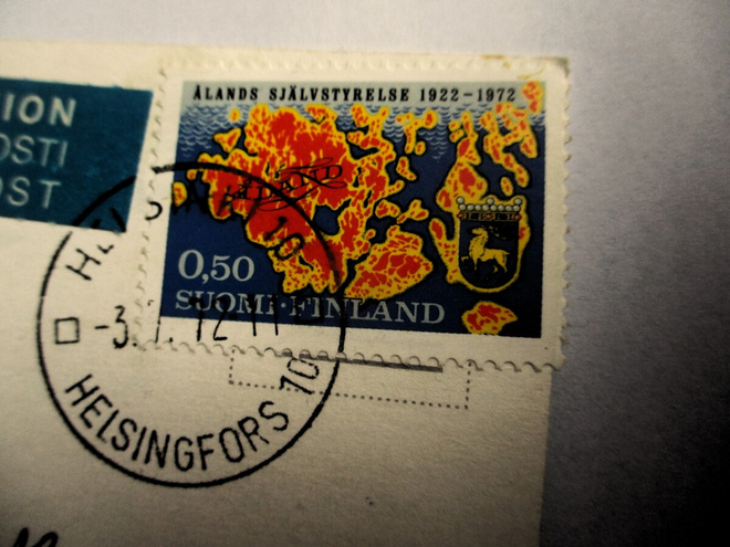 1972 Hki lentopostikortti Algeriaan