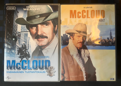Sheriffi McCloud: Kaudet 1 + 2 (4DVD) 70-luvun poliisisarja