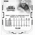 2025-26 O-Pee-Chee Yellow #236 Artturi Lehkonen - pikkukuva 2