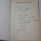 (kirjailijan sign) 1.p. 1998 Reijo Mäki - Marraskuu on  - pikkukuva 1