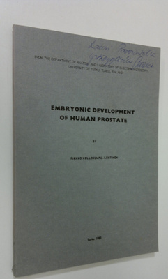 Pirkko Kellokumpu-Lehtinen : Embryonic development of hum...