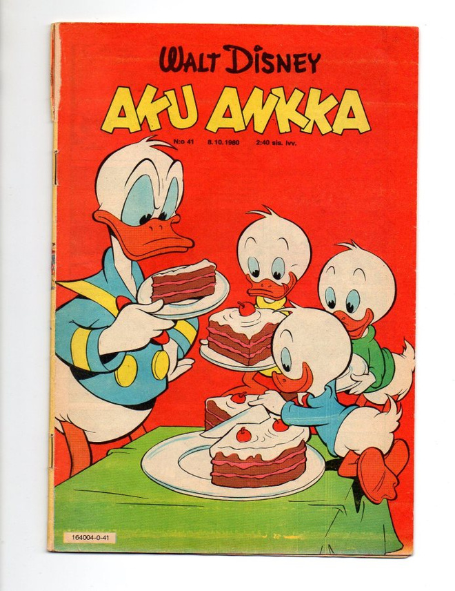 Walt Disney: Aku Ankka N:o 41 / 1980