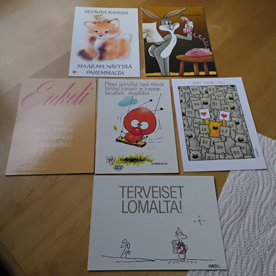 Postikortit 6 kpl