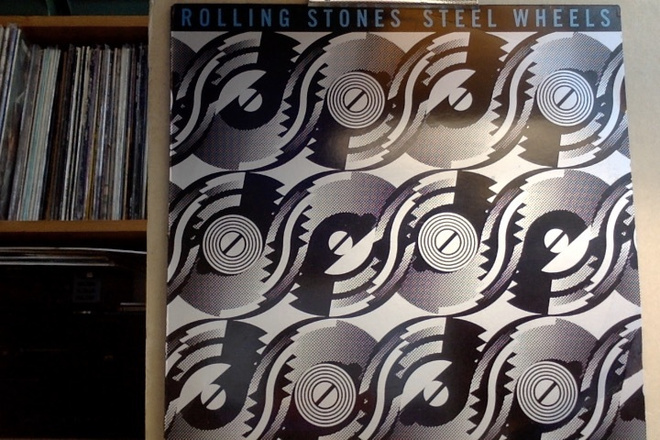 ROLLING STONES :: STEEL WHEELS :: VINYYLI LP 1989