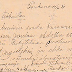 1914, Kortti Parkano -Hämeenlinna, Sotasensuurin tarkastama - pikkukuva 2