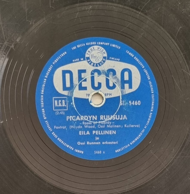 Savikiekko 1959 - Eila Pellinen - Decca SD 5460
