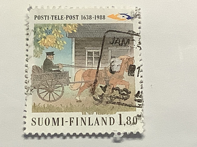 1057/ 1988 Posti- ja tele 350 v o leimattu
