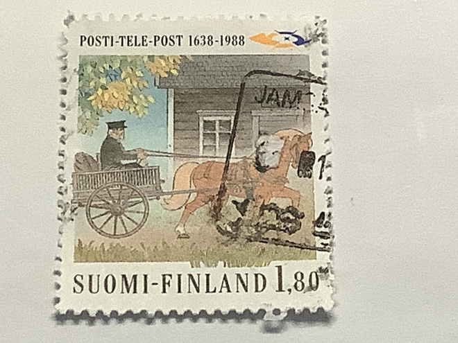 1057/ 1988 Posti- ja tele 350 v o leimattu