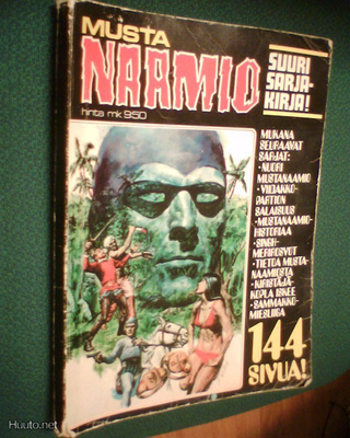 MUSTANAAMIO SUURI SARJAKIRJA ( 1 p. 1973 ) Sis.pk:t