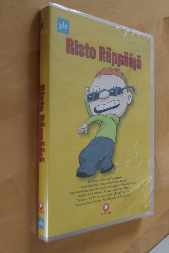 DVD Risto Räppääjä ( piirretty YLE 2019 uusi )