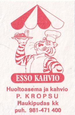 Haukipudas kk. P. Kropsu, ESSO  Kahvio , 2/12