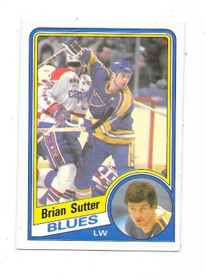 1984-85 OPC #192 Brian Sutter , St Louis Blues