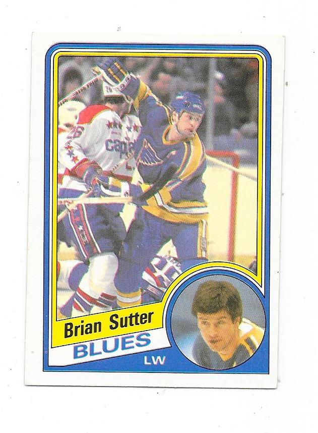 1984-85 OPC #192 Brian Sutter , St Louis Blues