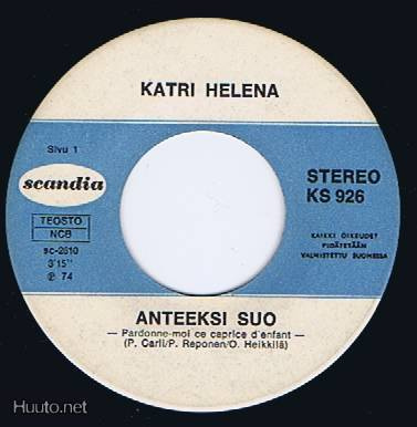 KATRI HELENA anteeksi suo 45 -1974- ks 926