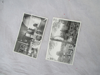 KOTKA langinkoski : 2 vanhaa postikorttia v 1958