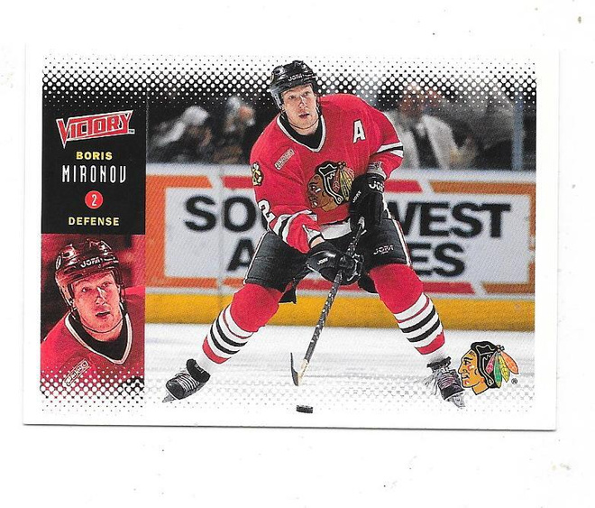 1999-00 Ud Victory #54 Boris Mironov , Chicago Blackhawks