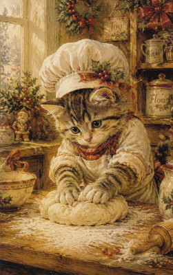 Kissa leipurina