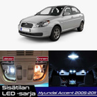 Hyundai Accent (MC) Sisätilan LED-sarja 8-osainen - pikkukuva 1