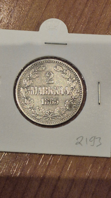 2 markkaa 1865, Suomi