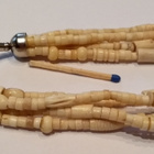 Vintage ja aito luuhelmistä tehty näyttävä kaulakoru - pikkukuva 3