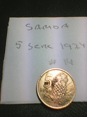 Samoa 5 sene 1974, km#14