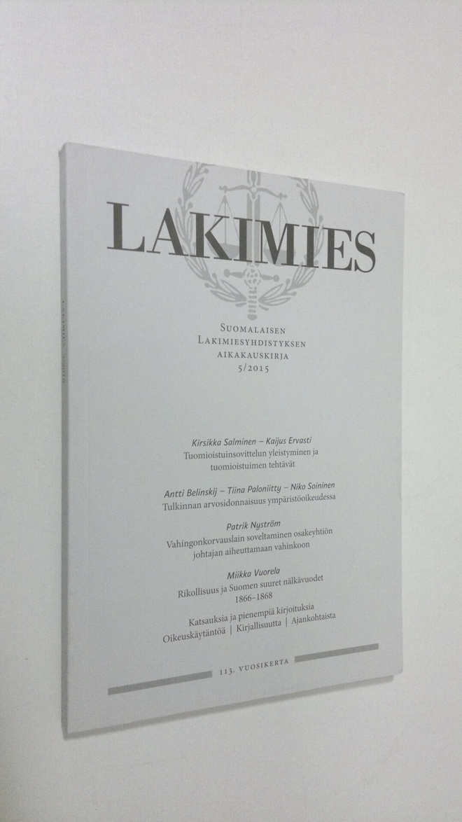 Lakimies 5/2015
