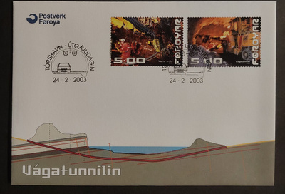Färsaaret 2003 - Tunneli FDC