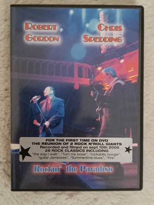 ROBERT GORDON & CHRIS SPEDDING - ROCKIN' IN PARADISO DVD