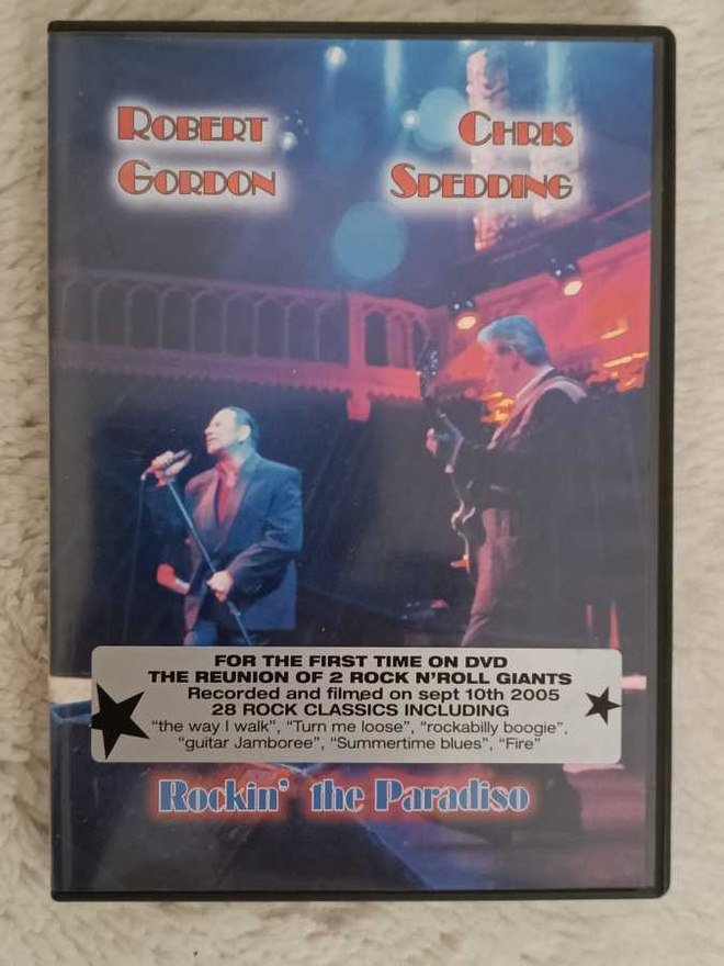 ROBERT GORDON & CHRIS SPEDDING - ROCKIN' IN PARADISO DVD