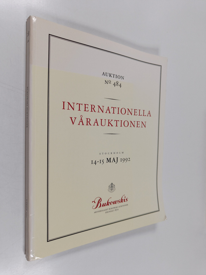 Auktion no 484 : internationella vårauktionen : Stockholm...