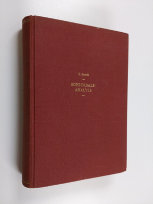 L. Szondi : Schicksalsanalyse - erstes buch : wahl in lie...
