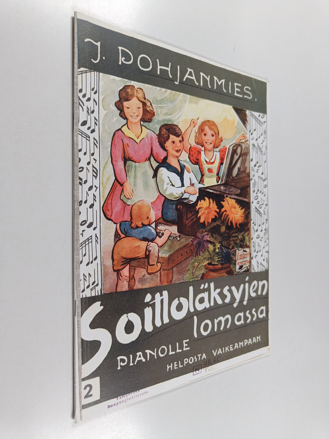 Pohjanmies J. : Soittoläksyjen lomassa - pianolle - helpo...