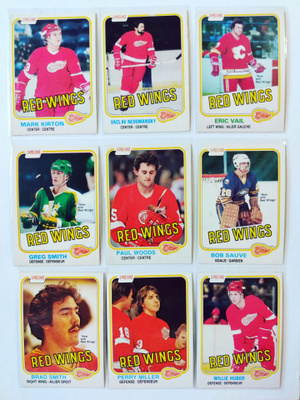 81-82 Opc - Detroit Red Wings 13kpl