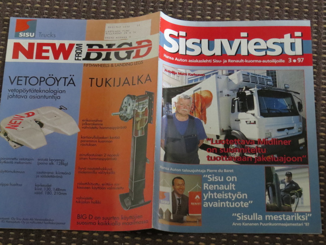 1997 Sisu Viesti 3 / 1997 - kuorma-auto truck
