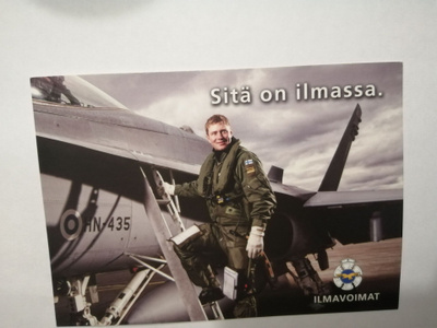Sitä on ilmassa.