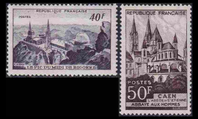 Ranska 935-6 ** Maisemia (1951)