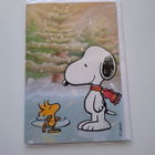 Ihana vintage Snoopy joulukortti , 2 -os . Käyttämätön - pikkukuva 1