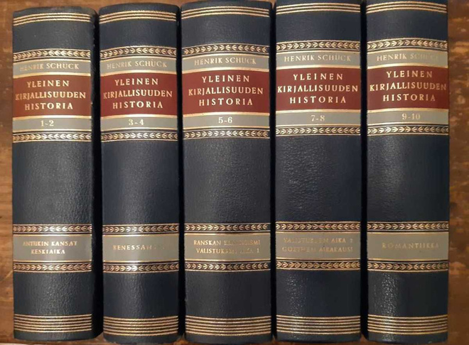 Henrik Schuck - Yleinen kirjallisuuden historia 1-10