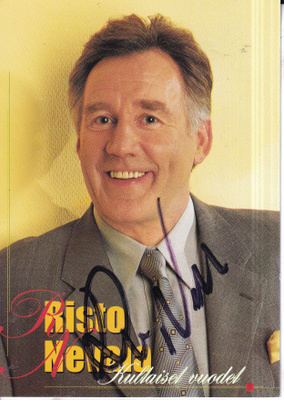 Risto Nevala . nimmari. laulaja, fanikortti. e303