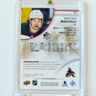 Matias Maccelli - 23-24 SP Authentic Limited Auto - pikkukuva 2