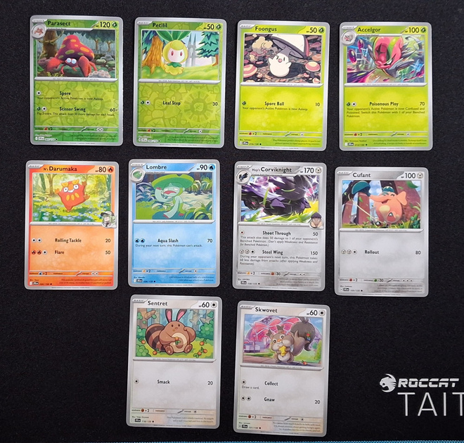 Pokemon kortit 10kpl (#124 Journey Together)