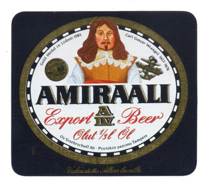Sinebrychoff AMIRAALI AIV Olut Carl Gustav Wrangel