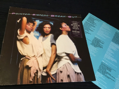 Pointer Sisters Break out ger press Lp 1983 inn Hype