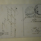 Lapset keräävät munia, kanat katselevat, Pääsiäispk, p. 1914 - pikkukuva 2