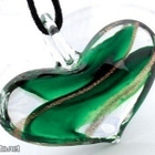 1091 .. Murano Lampwork Sudän Taidelasi .. Kaulakoru - pikkukuva 2