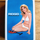 Vintage tyttö mainoskortit Ridgid - pikkukuva 1