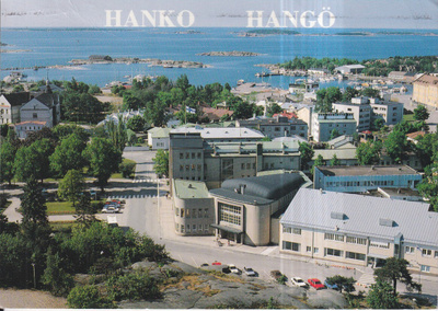 Hanko - Hangö. Ilmakuvakortti, e121